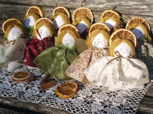 Textil angyalka