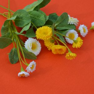 Narancs színű terítő - pamut asztalterítő
