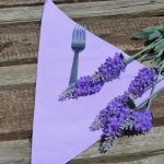 Textil szalvéta egyszínű - halvány lila