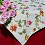 Asztalterítő garnitúra - Anna rózsái terítő