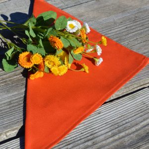 Textil szalvéta: egyszínű - narancssárga