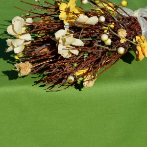 Fűzöld terítő - egyszínű pamut asztalterítő
